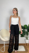 Pantalón de encaje