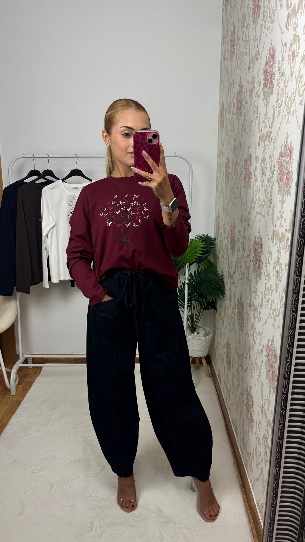 Pantalón Negro Bolsillos