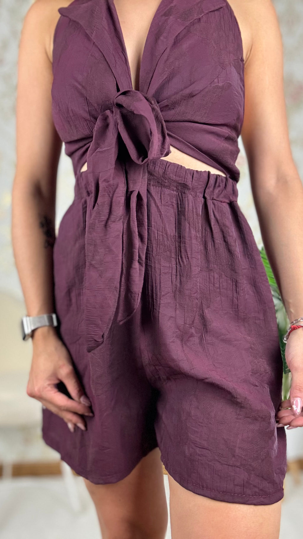 Conjunto corto nudo
