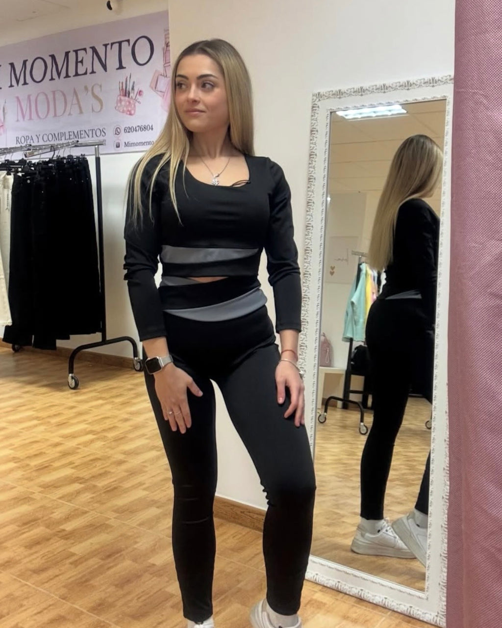 Conjunto de legging manga larga