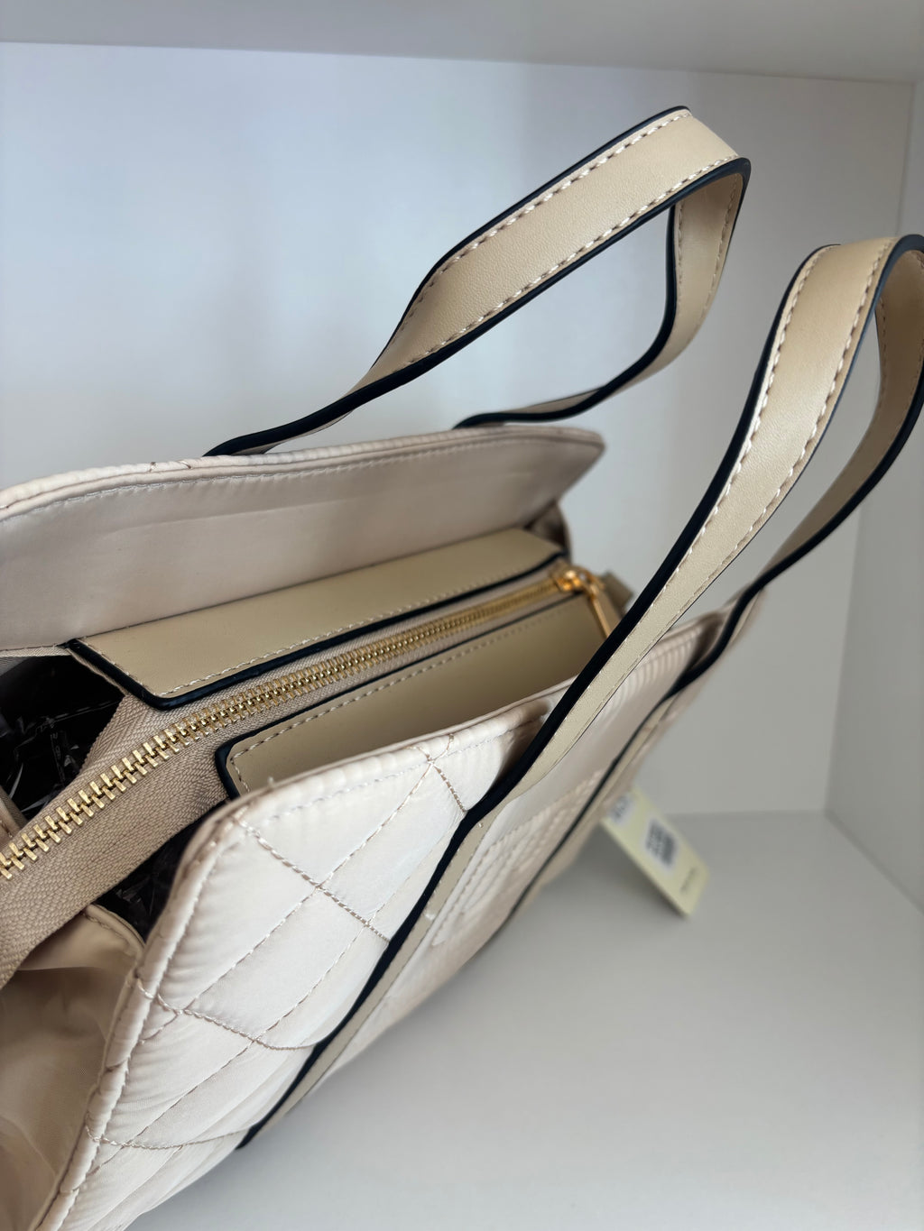 Bolso cuadrado bim beige