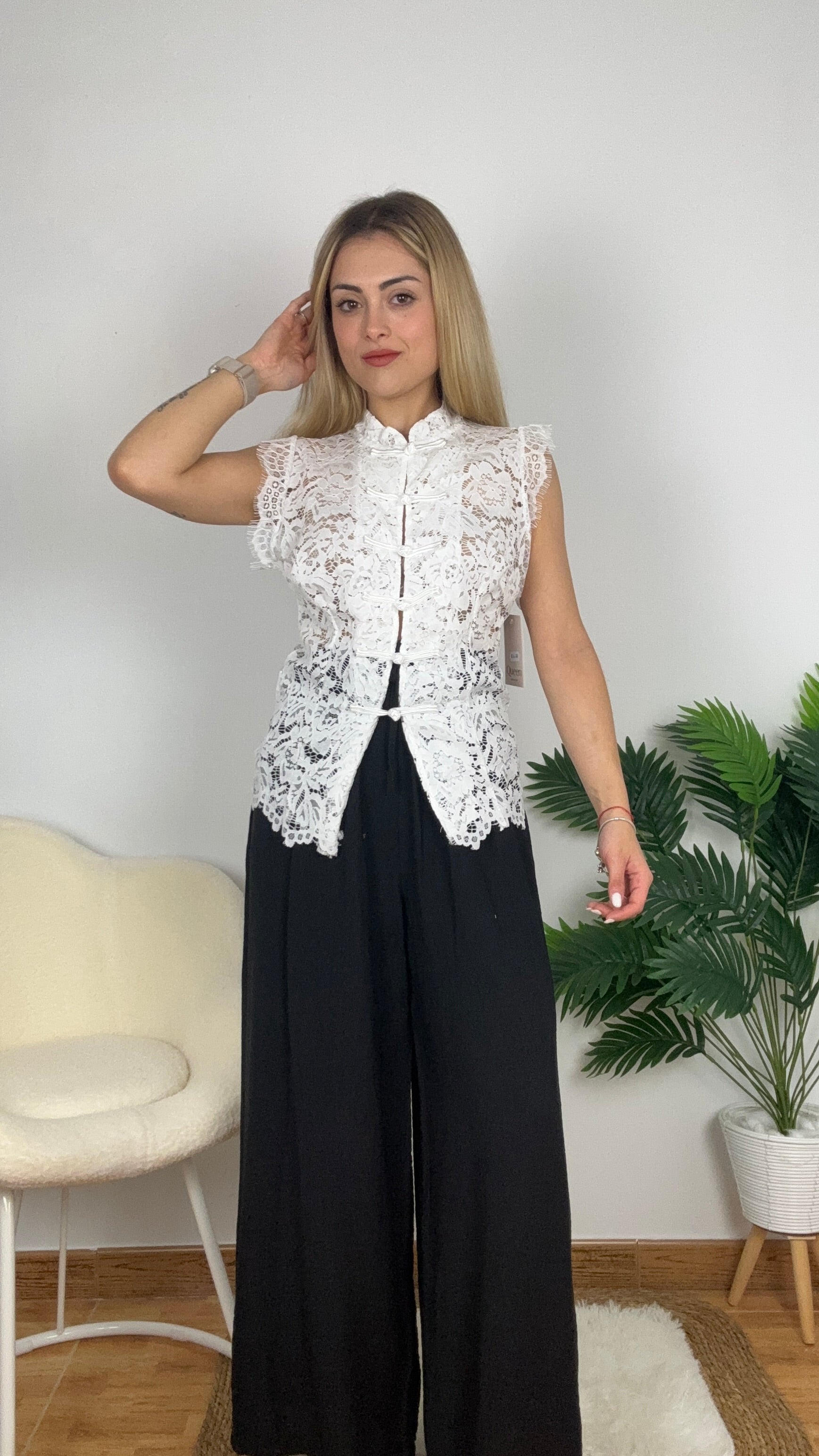 Camisa encaje