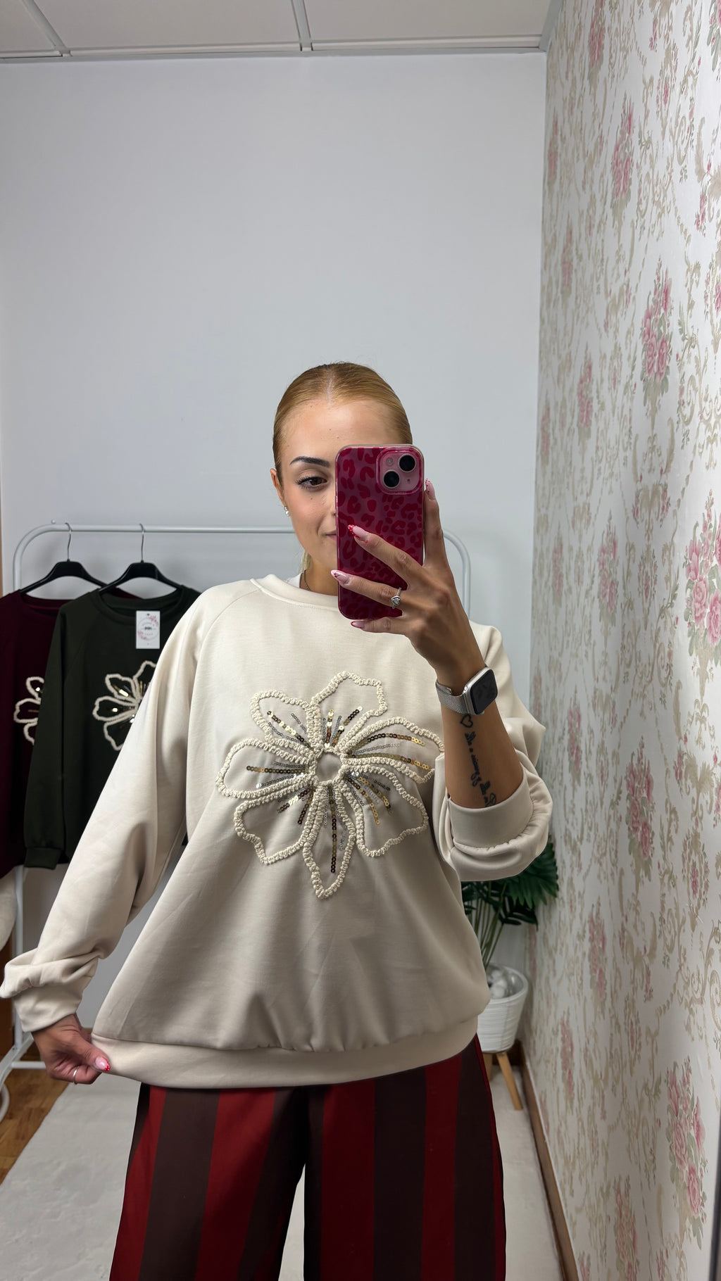 Sudadera Flor