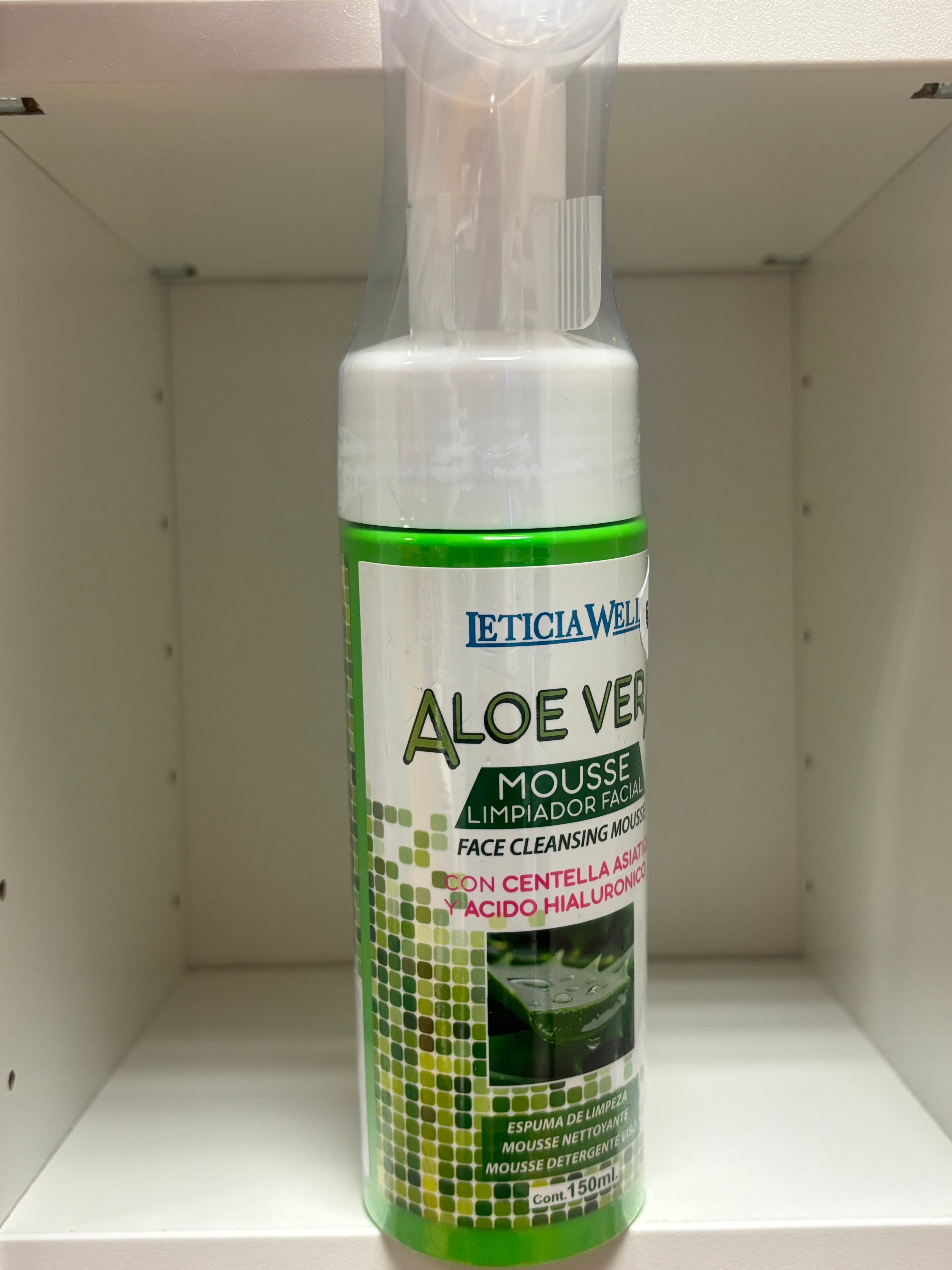 Mousse limpiador aloe
