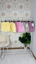 Conjunto corto rayas